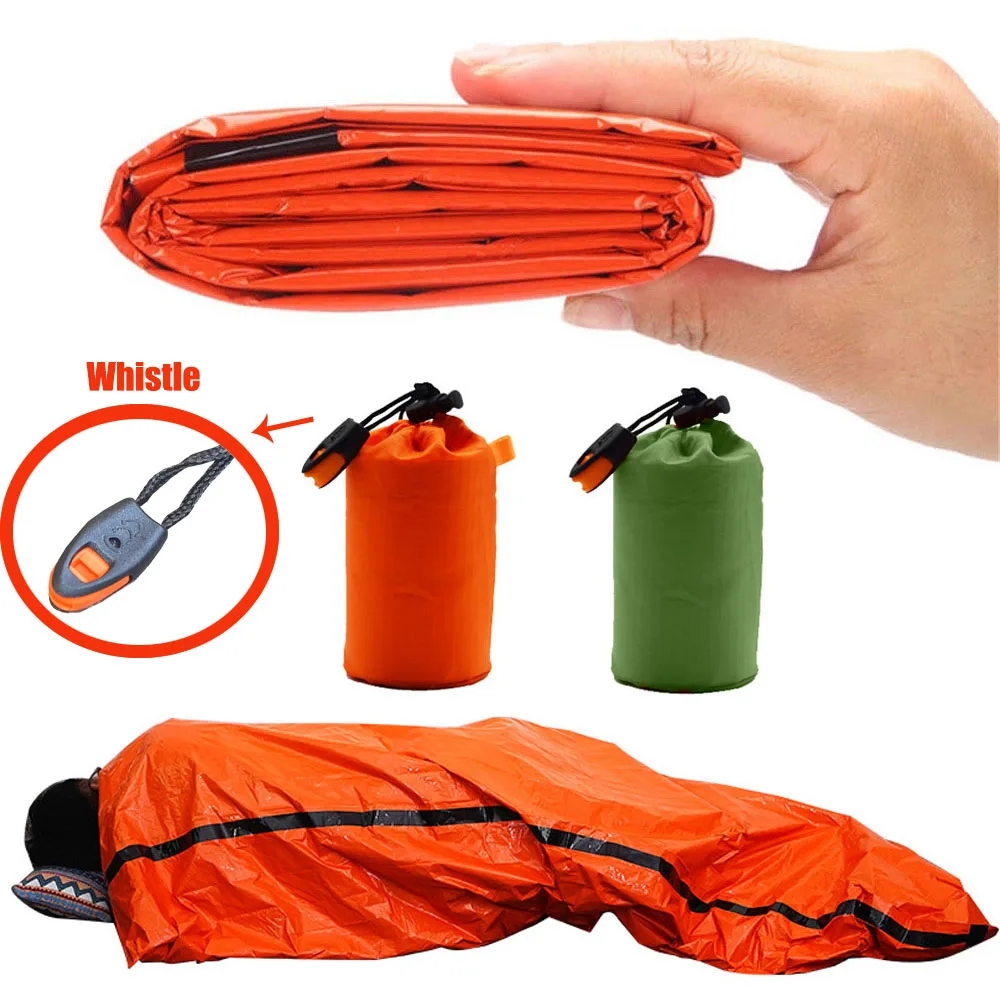 Bivy Bag Emergency - Portable Waterproof Emergency Survival Sleeping Bag