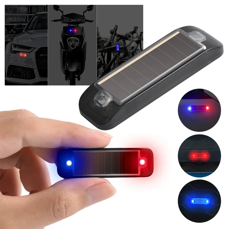 Sos Light Strobe - Mini LED solar power car warning