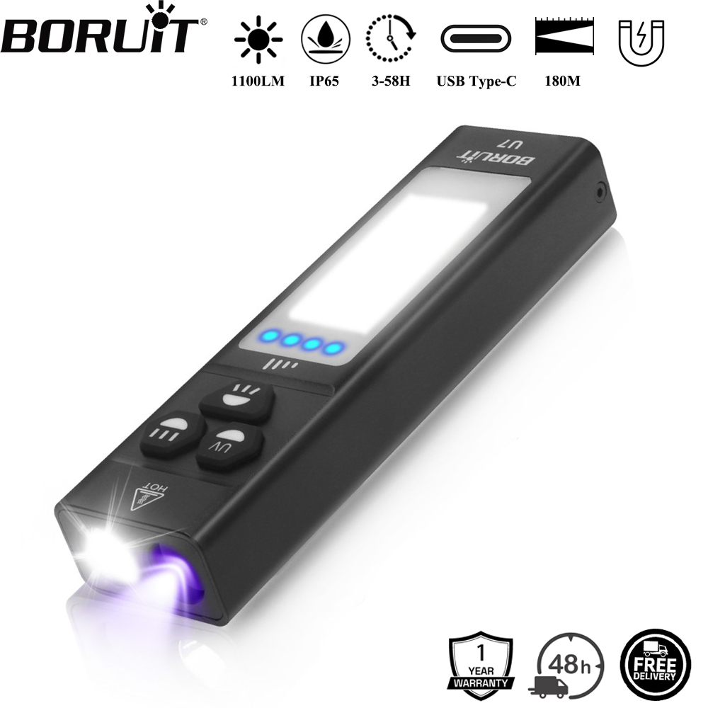Fishing Kit Compact - BORUiT U7 UV LED EDC Flashlight