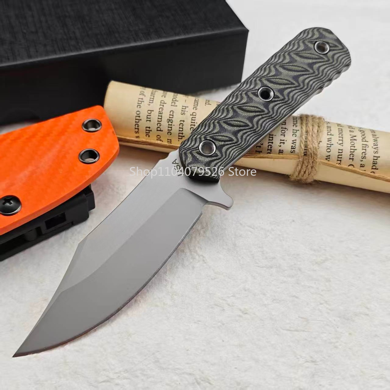 Bushcraft Knife Fixed - RMJ Fixed Blade EDC Knife Compact