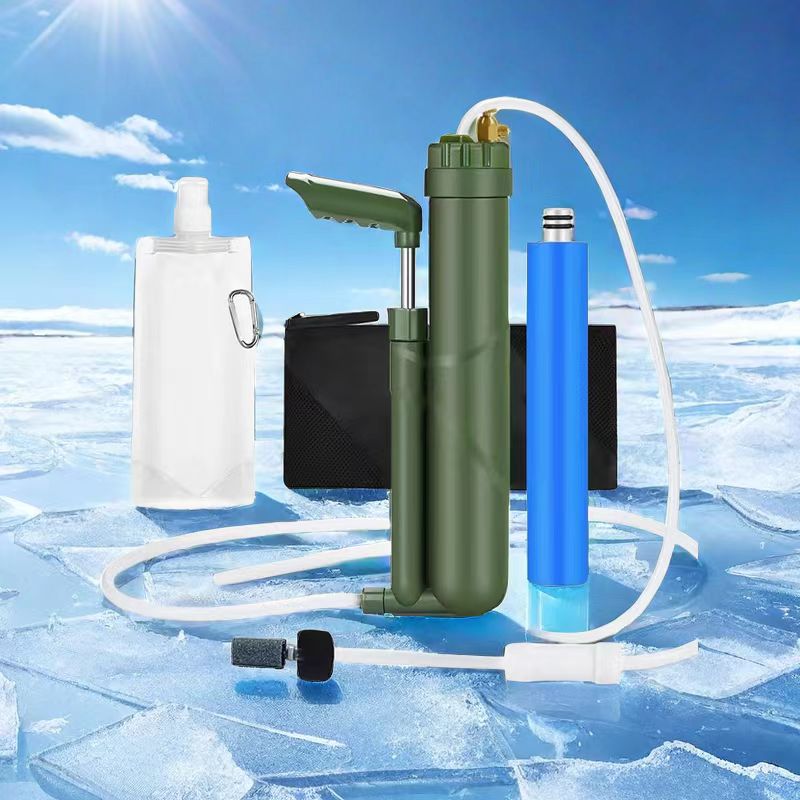 Water Purification Straw - Filterwell Portable Hand Pump RO Water