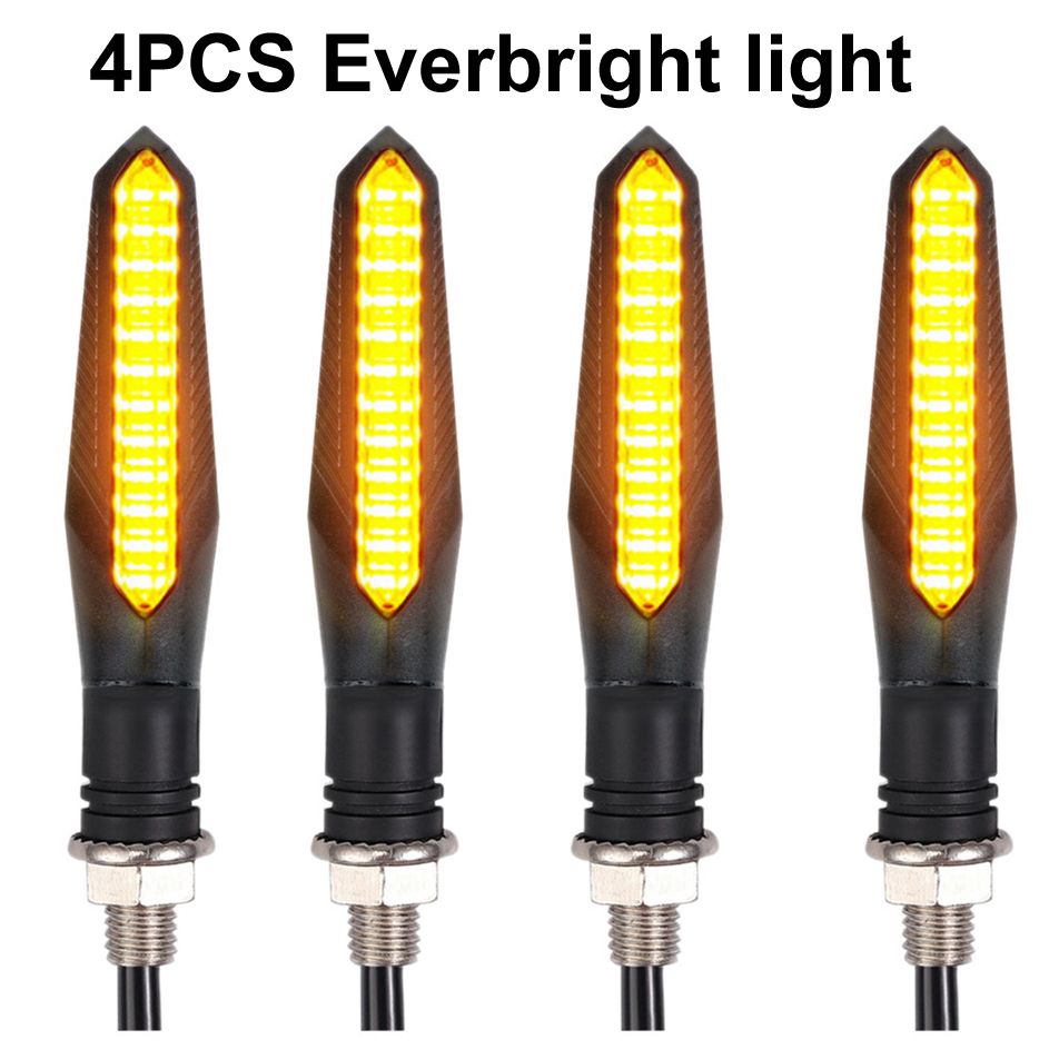 Sos Light Strobe - 4PCS 12V Motorcycle LED Turn Signals