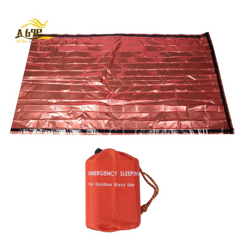 Bivy Bag Emergency - A69P-Emergency Sleeping Bag 2 Person Survival