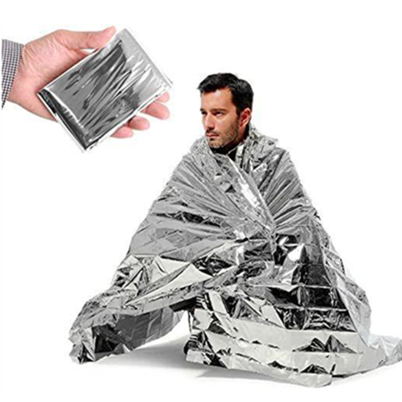 Emergency Mylar Tent - Emergent Blanket Mylar Thermal Outdoor Survive