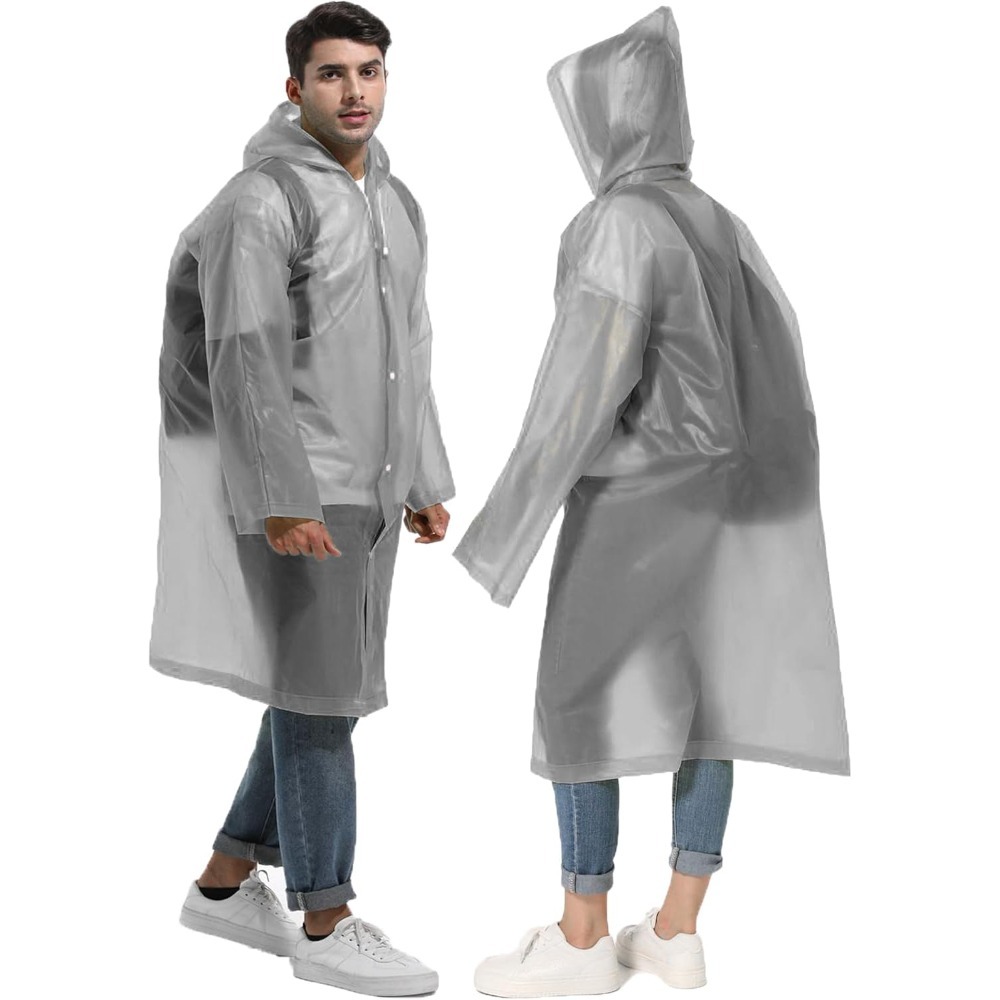 Emergency Poncho Rain - Waterproof Raincoat Outdoor Hiking Portable Adult