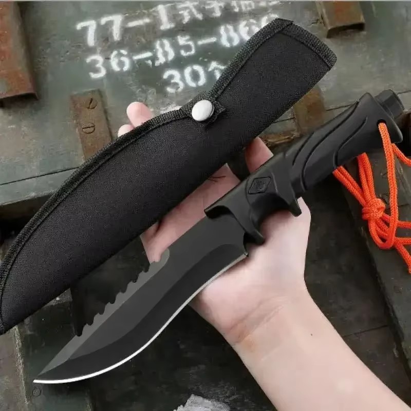 Bushcraft Knife Fixed - Outdoor High hardness straight knife, fixed