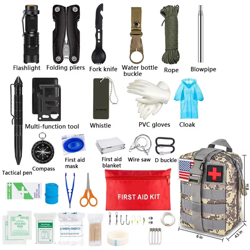 Survival First Aid Kit Surviva - đánh giá và giá Bivy Bag Emergency