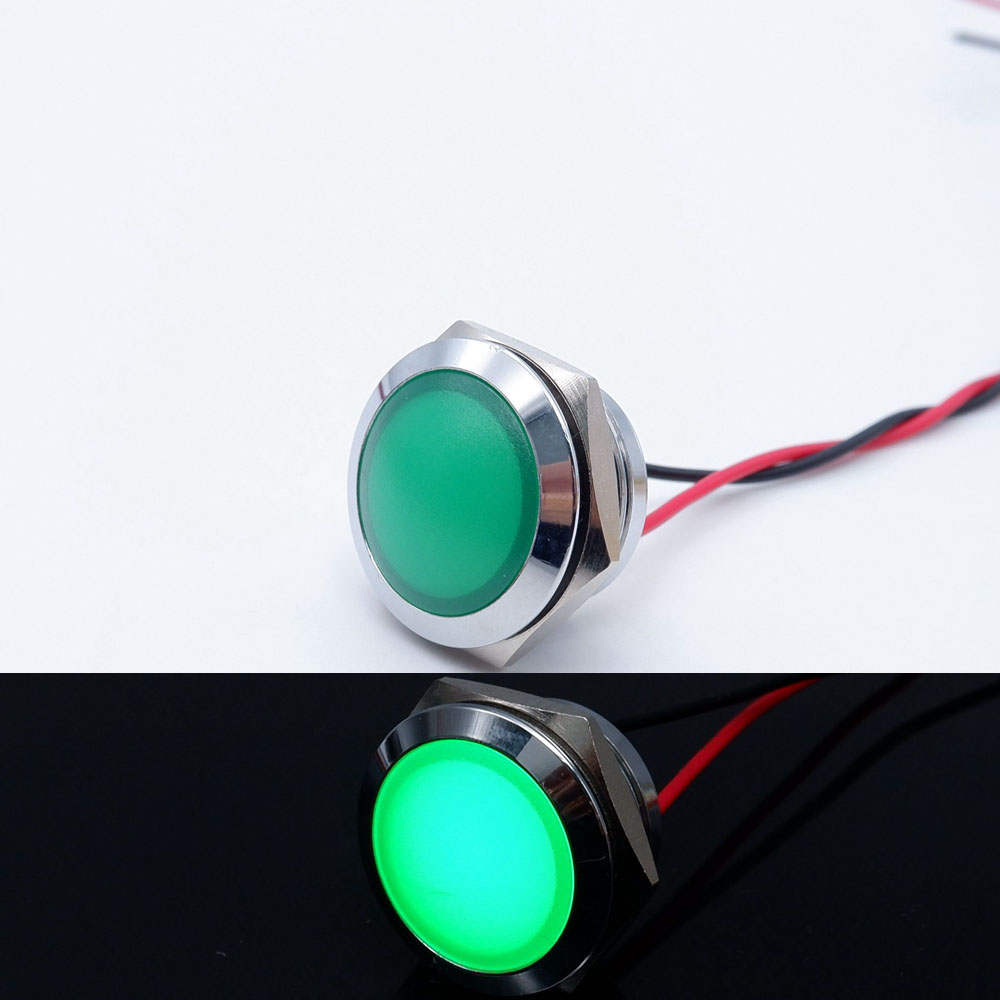 10pcs 12/16/19/22mm Metal LED  - đánh giá và giá Signal Panel Orange