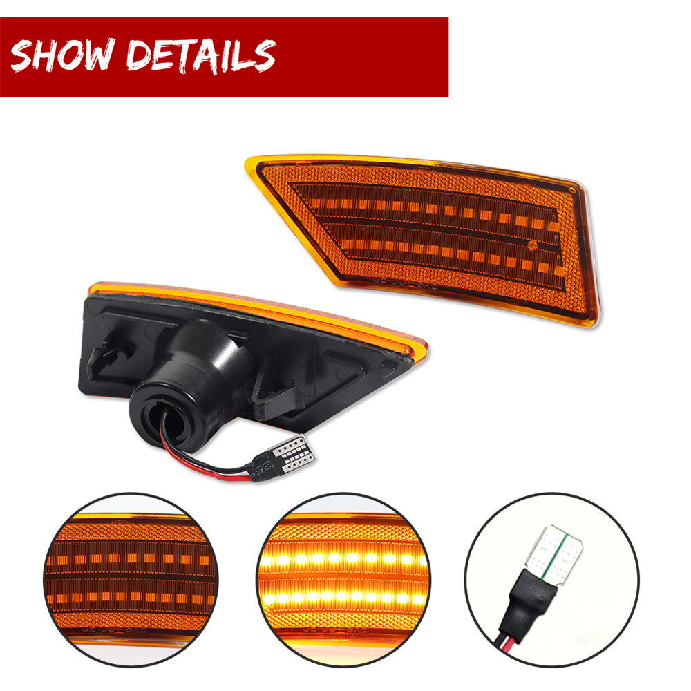 2PCS Car LED Front Side Marker - đánh giá và giá Signal Flare Kit