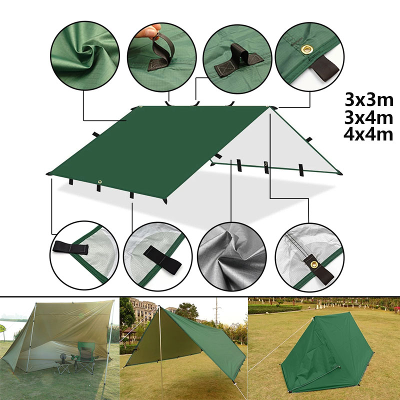 4x4m 4x3m 3x3m 19 Hang Points  - đánh giá và giá Emergency Mylar Tent