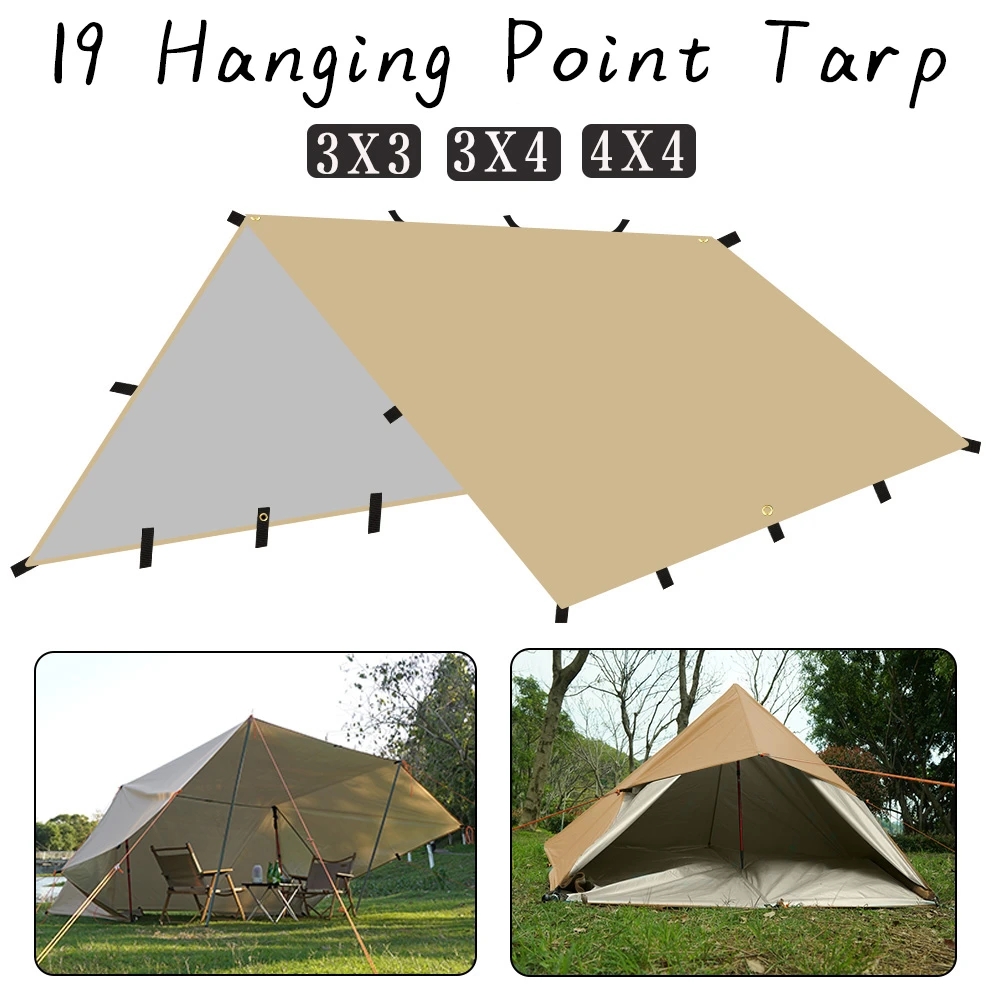 4x4m 4x3m 3x3m 19 Hang Points  - đánh giá và giá Emergency Mylar Tent