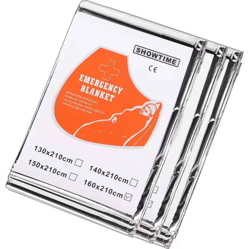 160*210cm 3 PCS Emergency Myra - đánh giá và giá Survival Blanket Reflective