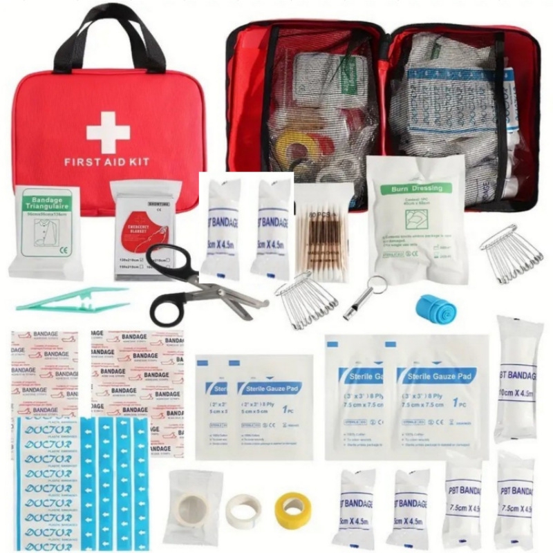 173Pcs First Aid Kit Full Set  - đánh giá và giá Bivy Bag Emergency