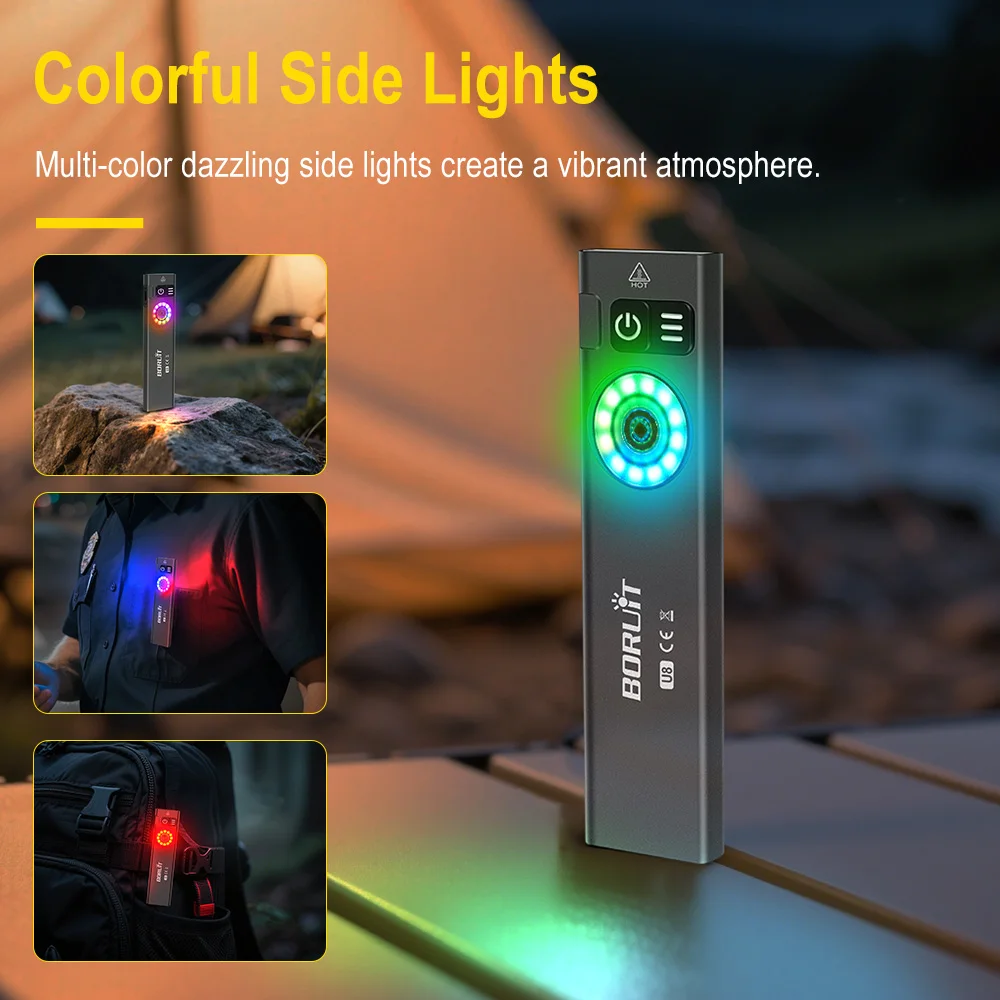 BORUiT U8 650LM EDC LED Flashl - đánh giá và giá Fishing Kit Compact