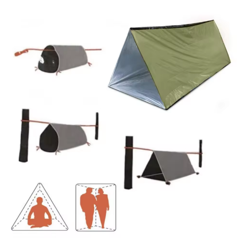 2 Person Reusable Mylar Tube E - đánh giá và giá Emergency Mylar Tent
