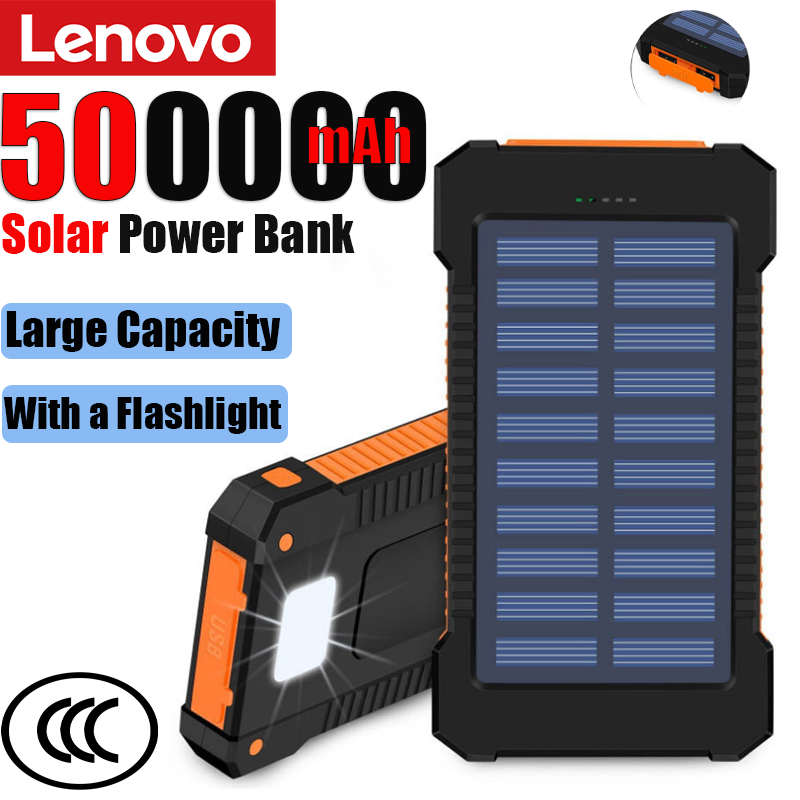 Lenovo 500000mAh Solar Power B - đánh giá và giá Solar Emergency Charger