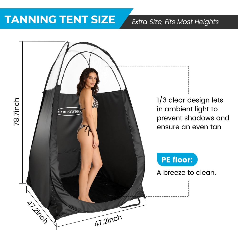 Black Spray Tanning Tent Porta - đánh giá và giá Emergency Mylar Tent