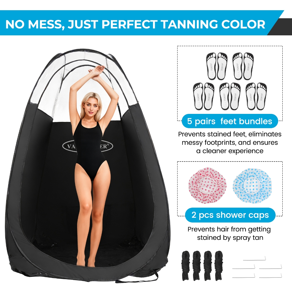 Black Spray Tanning Tent Porta - đánh giá và giá Emergency Mylar Tent