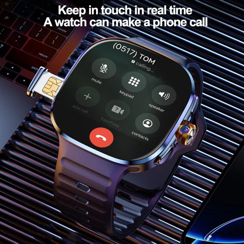 New Large Screen Smartwatch 4G - đánh giá và giá Compass Lensatic