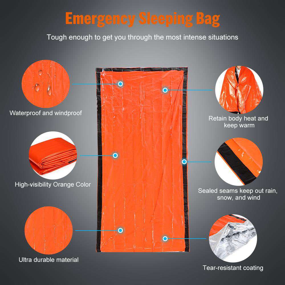 Waterproof Reusable Thermal My - đánh giá và giá Emergency Mylar Tent