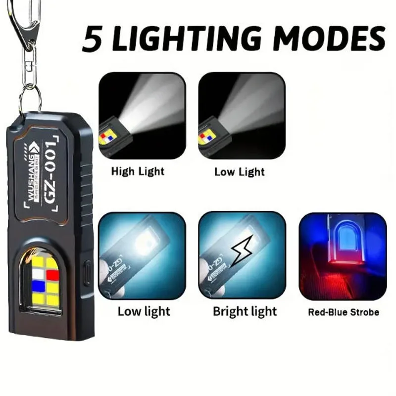 Powerful Mini COB LED Keychain - đánh giá và giá Fishing Kit Compact