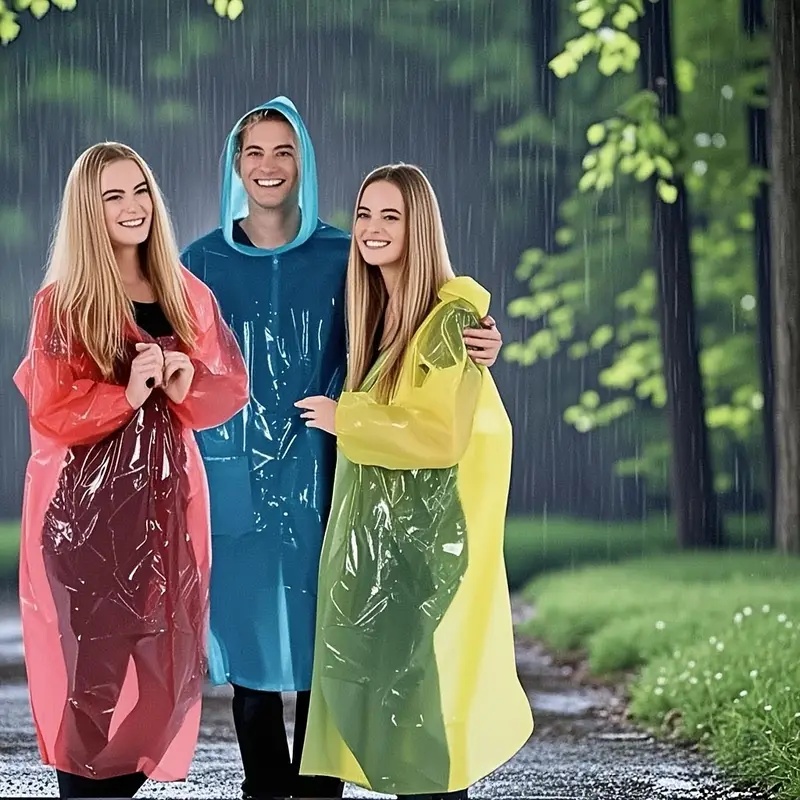 15/30Pcs Random Color Disposab - đánh giá và giá Emergency Poncho Rain