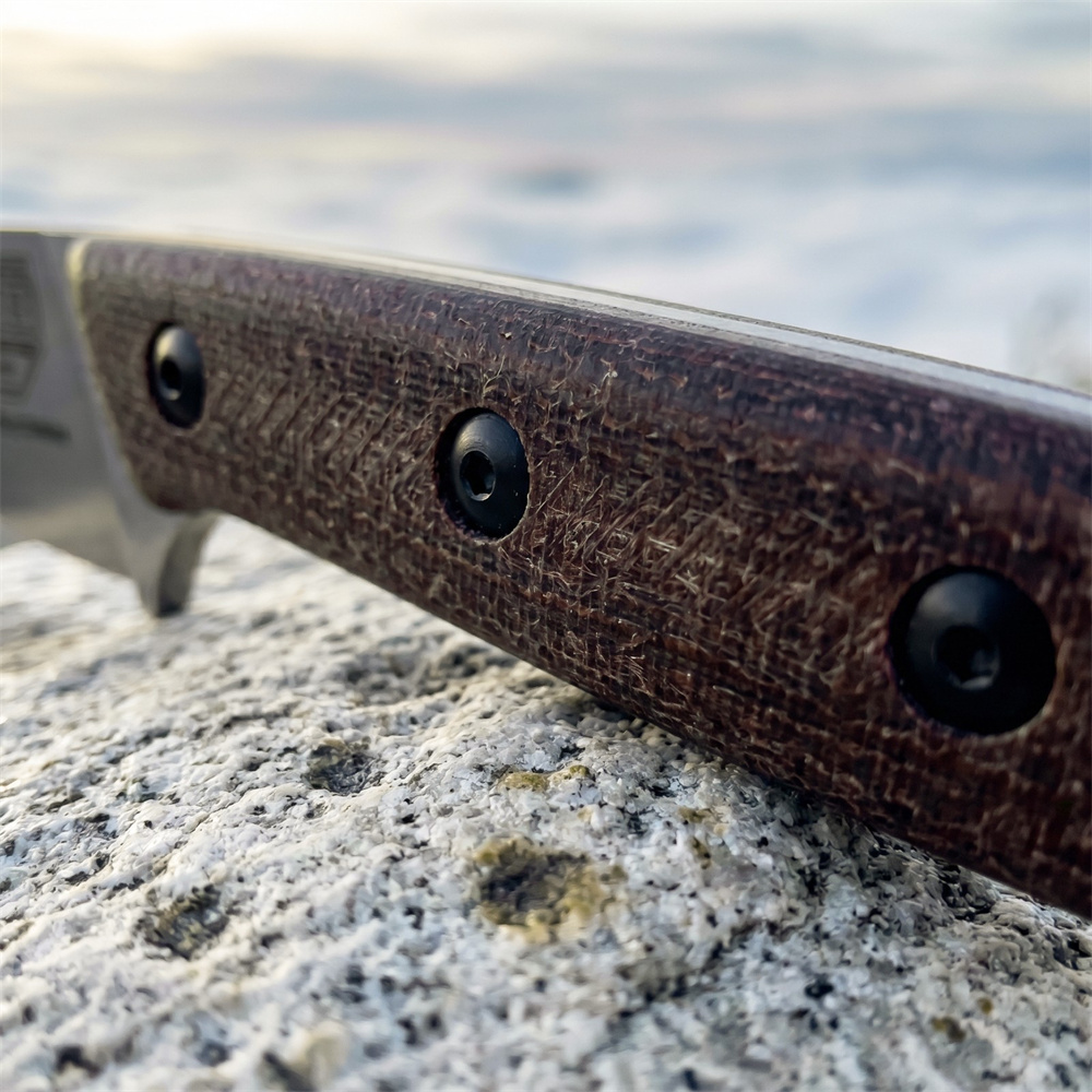 Fixed Blade Outdoor Survival K - đánh giá và giá Bushcraft Knife Fixed