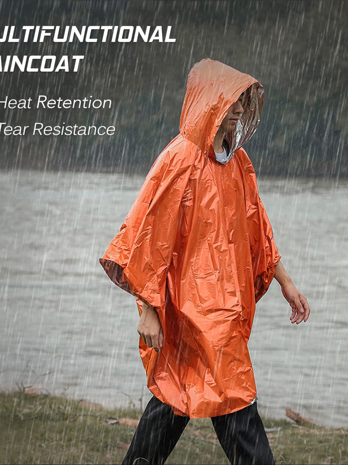 3-in-1 Thermal Emergency Rain  - đánh giá và giá Emergency Poncho Rain
