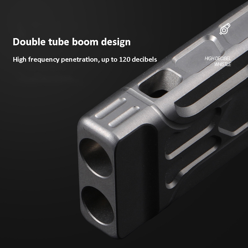 Titanium Alloy Whistle Multifu - đánh giá và giá Emergency Whistle Loud