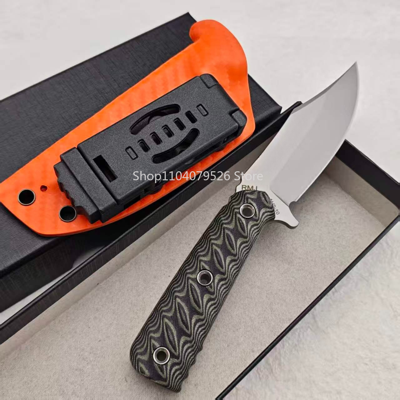 RMJ Fixed Blade EDC Knife Comp - đánh giá và giá Bushcraft Knife Fixed