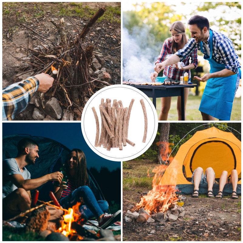 10Pcs Survival Wick Hemp Cord  - đánh giá và giá Fire Starting Kit
