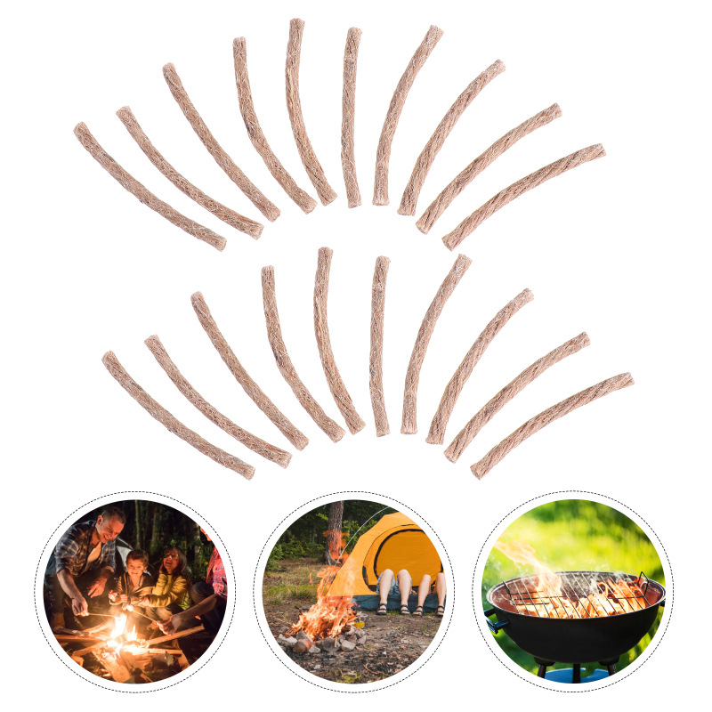 10Pcs Survival Wick Hemp Cord  - đánh giá và giá Fire Starting Kit