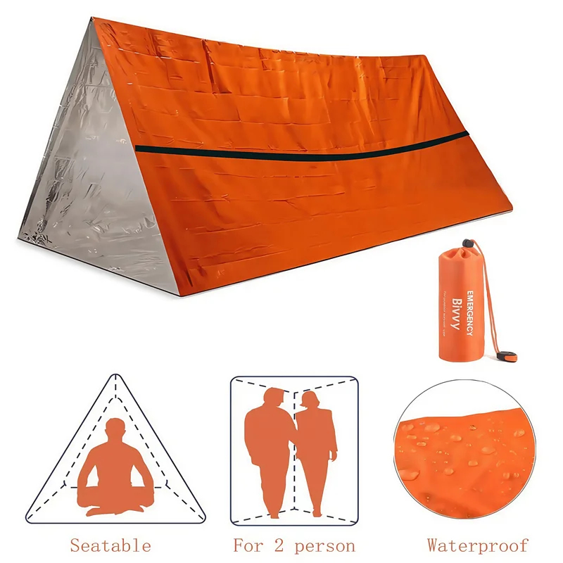 2 Person Emergency Survival Sh - đánh giá và giá Emergency Mylar Tent