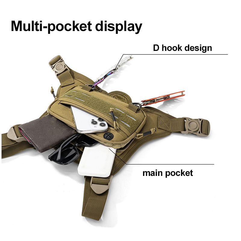 Tactical Front Chest Rig Bag V - đánh giá và giá Fishing Kit Compact