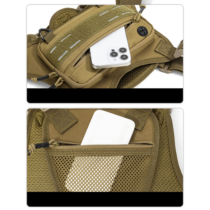 Tactical Front Chest Rig Bag V - đánh giá và giá Fishing Kit Compact