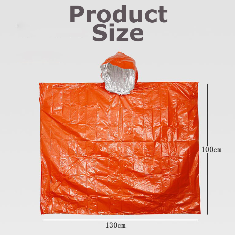 Multifunctional Emergency Rain - đánh giá và giá Emergency Poncho Rain
