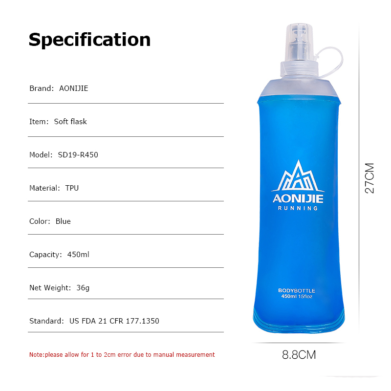 AONIJIE SD19 R450 Mềm Bình Gấp - đánh giá và giá Water Bag Collapsible