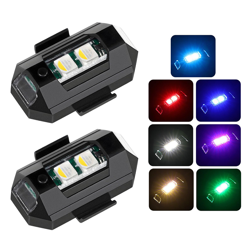 2PCS Mini LED Strobe Lights De - đánh giá và giá Sos Light Strobe