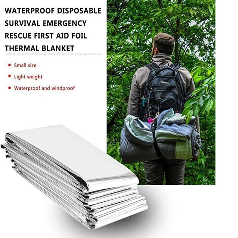 Emergent Blanket Mylar Thermal - đánh giá và giá Emergency Mylar Tent