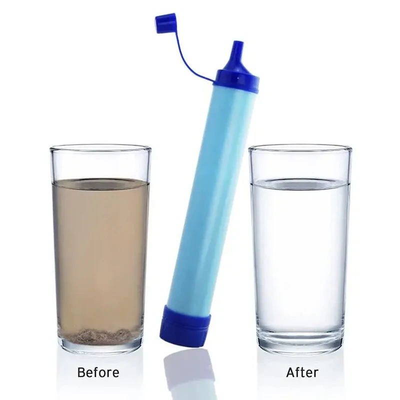 1pc Outdoor Mini Water Filter  - đánh giá và giá Water Purification Straw