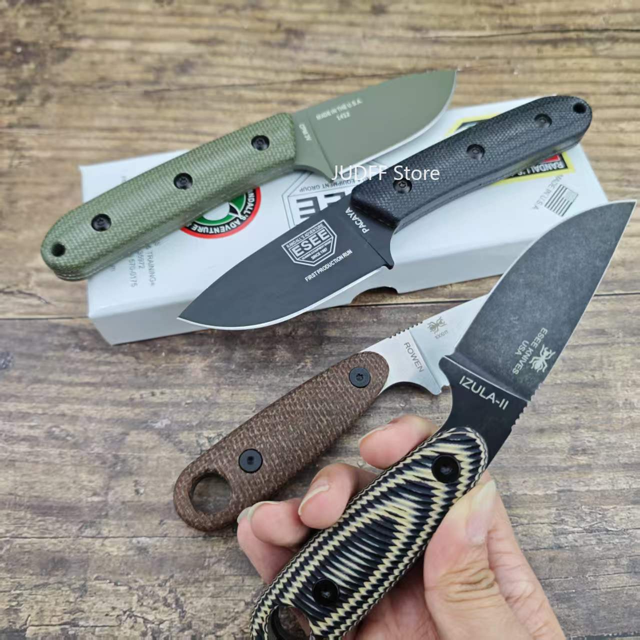 ESEE IZULA/ PACAYA Outdoor Fix - đánh giá và giá Bushcraft Knife Fixed