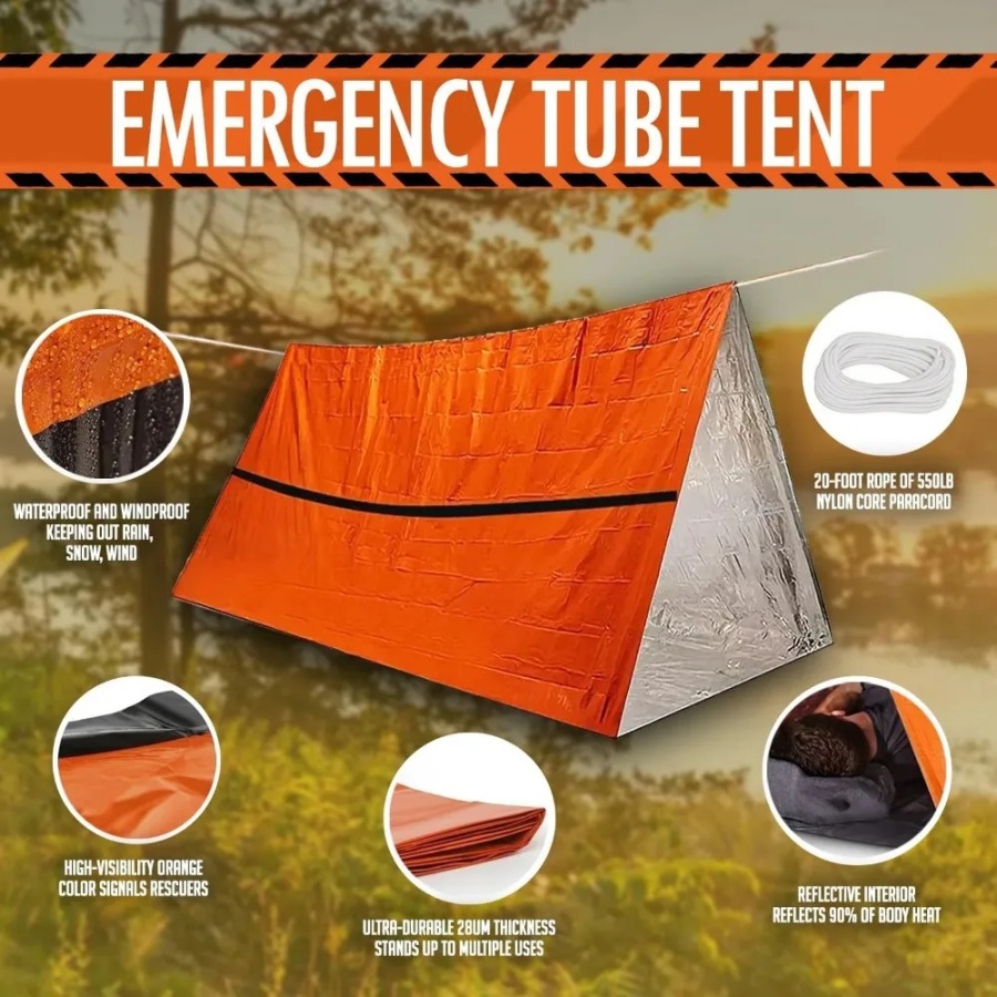 1PC Anti-rain Emergency Sleepi - đánh giá và giá Emergency Mylar Tent