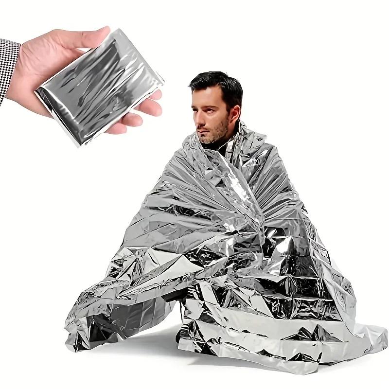 1pcs Outdoor survival portable - đánh giá và giá Survival Blanket Reflective
