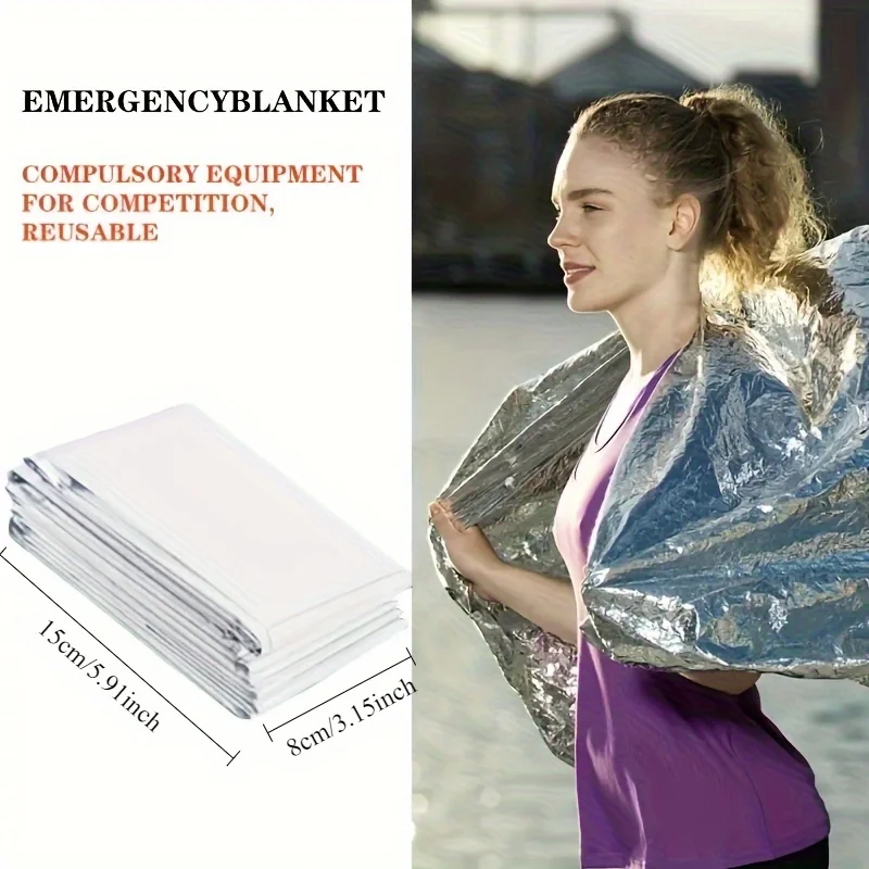 1pcs Outdoor survival portable - đánh giá và giá Survival Blanket Reflective