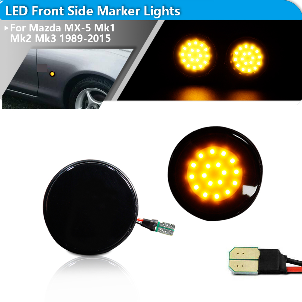 2pcs iJDM LED Front Side Marke - đánh giá và giá Signal Panel Orange