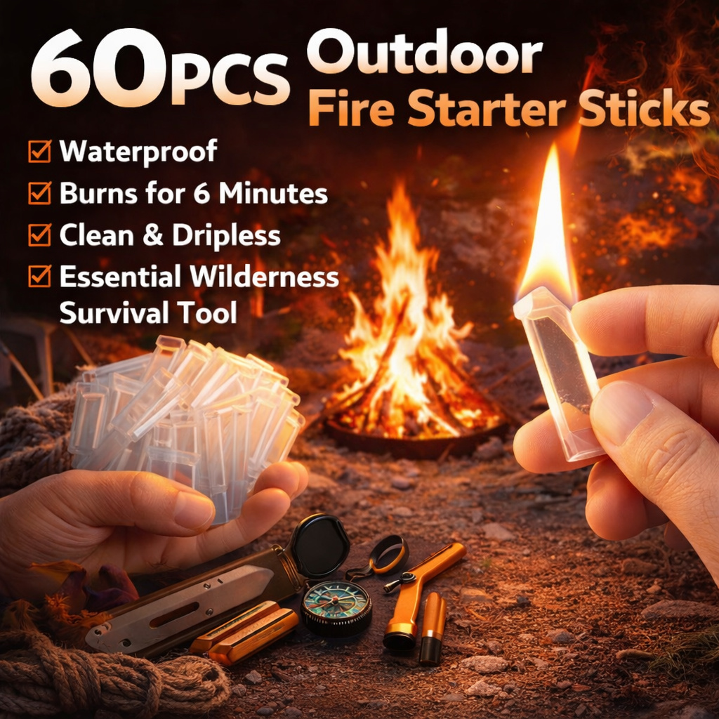 60PCS Waterproof Fire Starter  - đánh giá và giá Fire Starting Kit