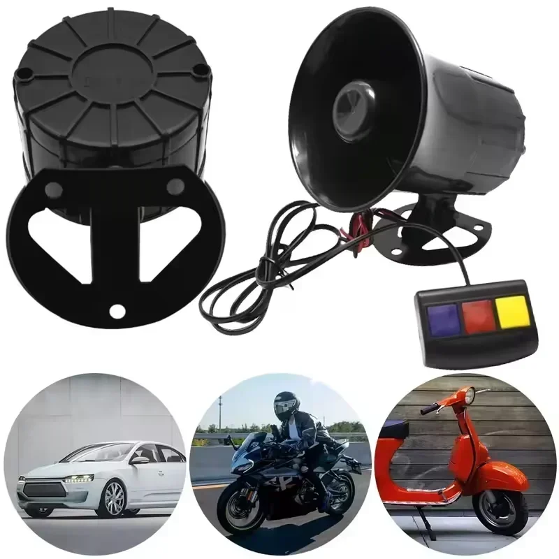 12V 3 Tone Sound Loud Car Horn - đánh giá và giá Emergency Whistle Loud