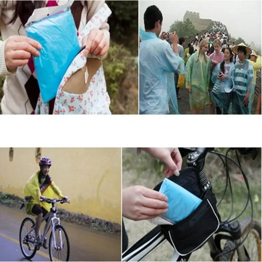5/10PC Disposable Raincoat Adu - đánh giá và giá Emergency Poncho Rain