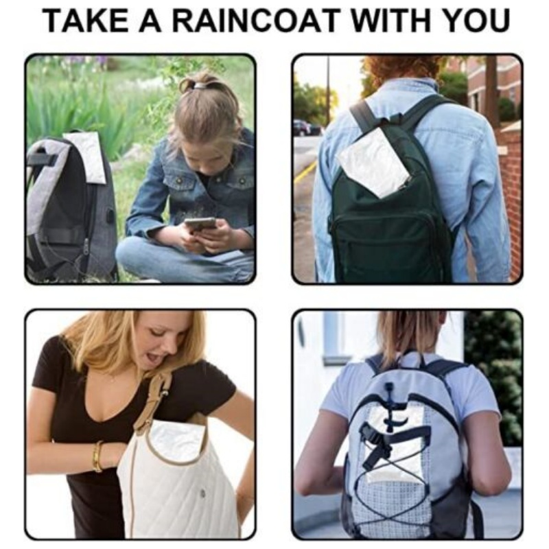 12Pcs Disposable Waterproof Ra - đánh giá và giá Emergency Poncho Rain