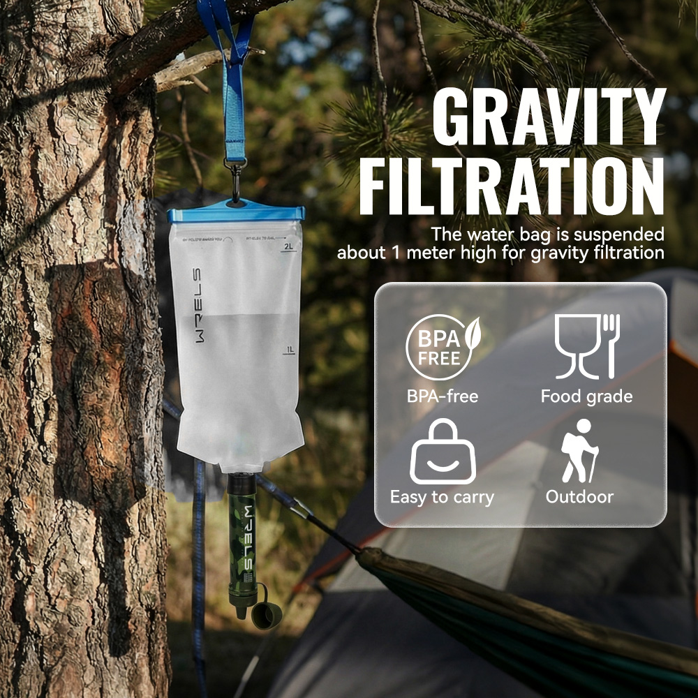 WRELS Outdoor Portable Water F - đánh giá và giá Water Purification Straw